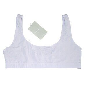 Everlane The Cotton Tank Sports Bra XL Lilac Purple New Comfort Loungewear